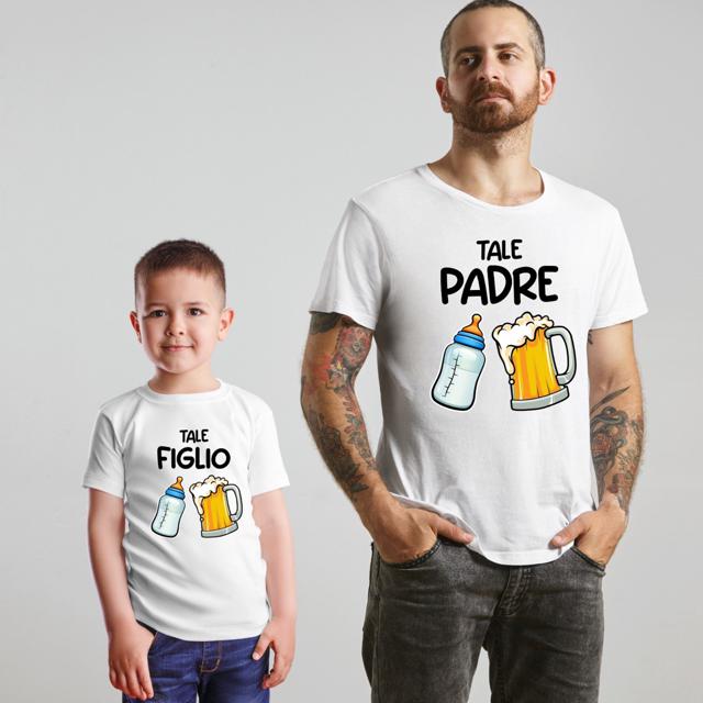 Coppia t-shirt Tale Padre Tale Figlio