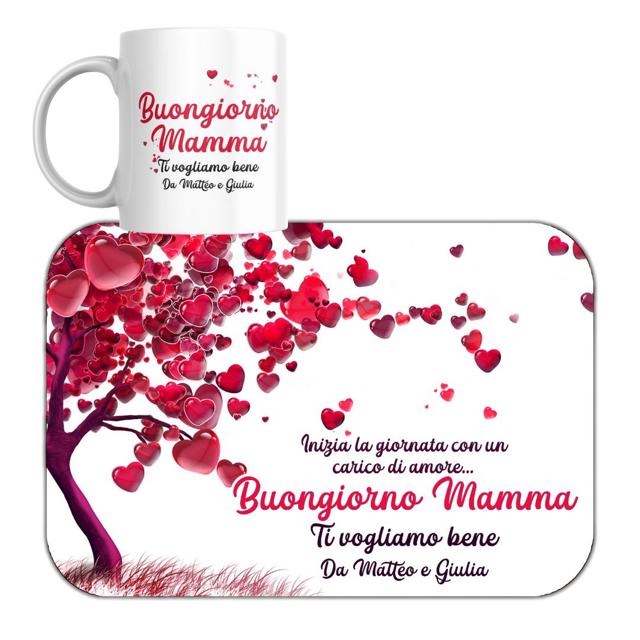 Set colazione ALBERO CUORI