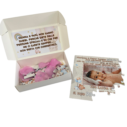 Box con puzzle personalizzato